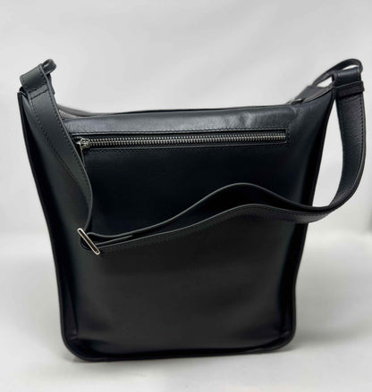 sac à main souple en bandoulière, Noir, Julie