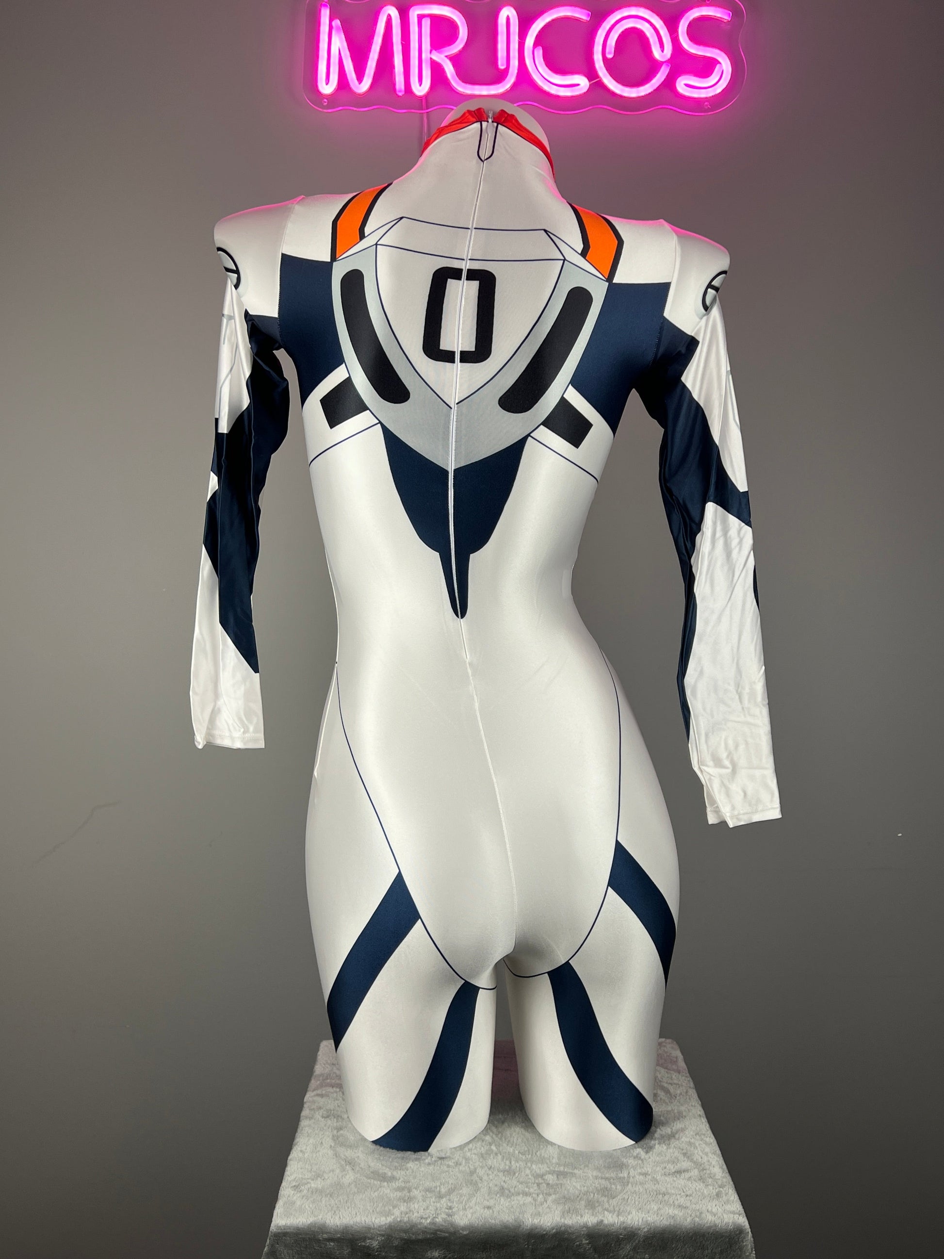 Anime Style Spandex Cosplay Bodysuit Plug Suit Halloween Costume Zentai