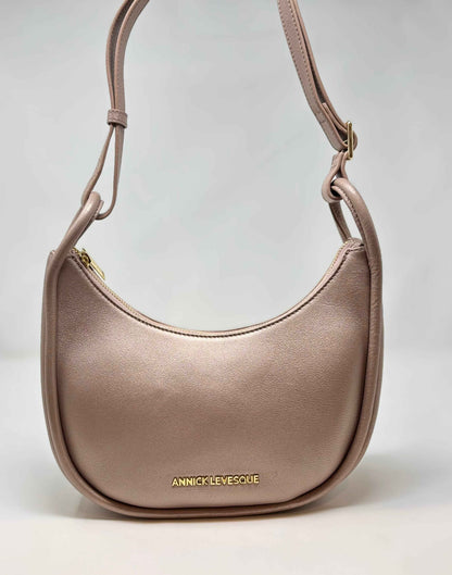 Sac à bandoulière rose platine - Sabrina