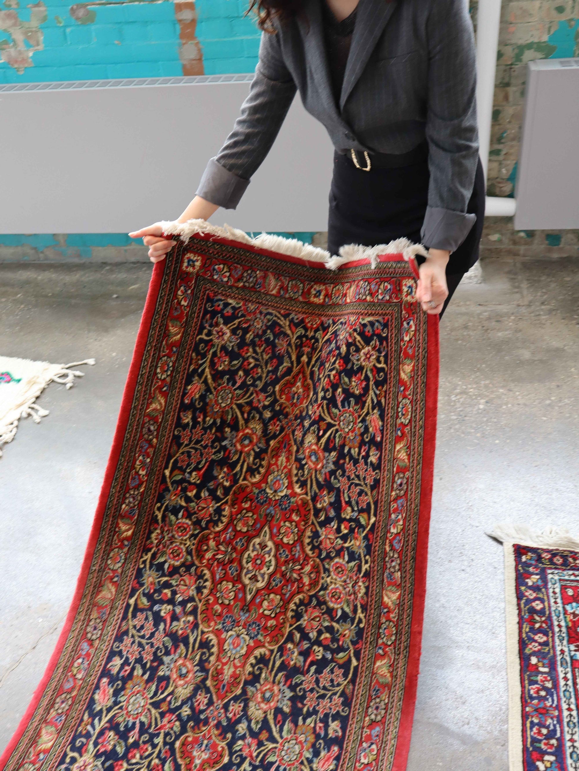 On Hold - Persian Qom Kork Wool Runner | 2' 9" x 8' 6"