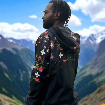 OLDTRIBES™ Midnight Bloom Windbreaker