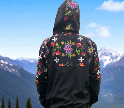 OLDTRIBES™ Midnight Bloom Windbreaker