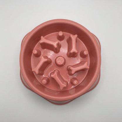 Bone Slow Feeder Bowl for Dogs