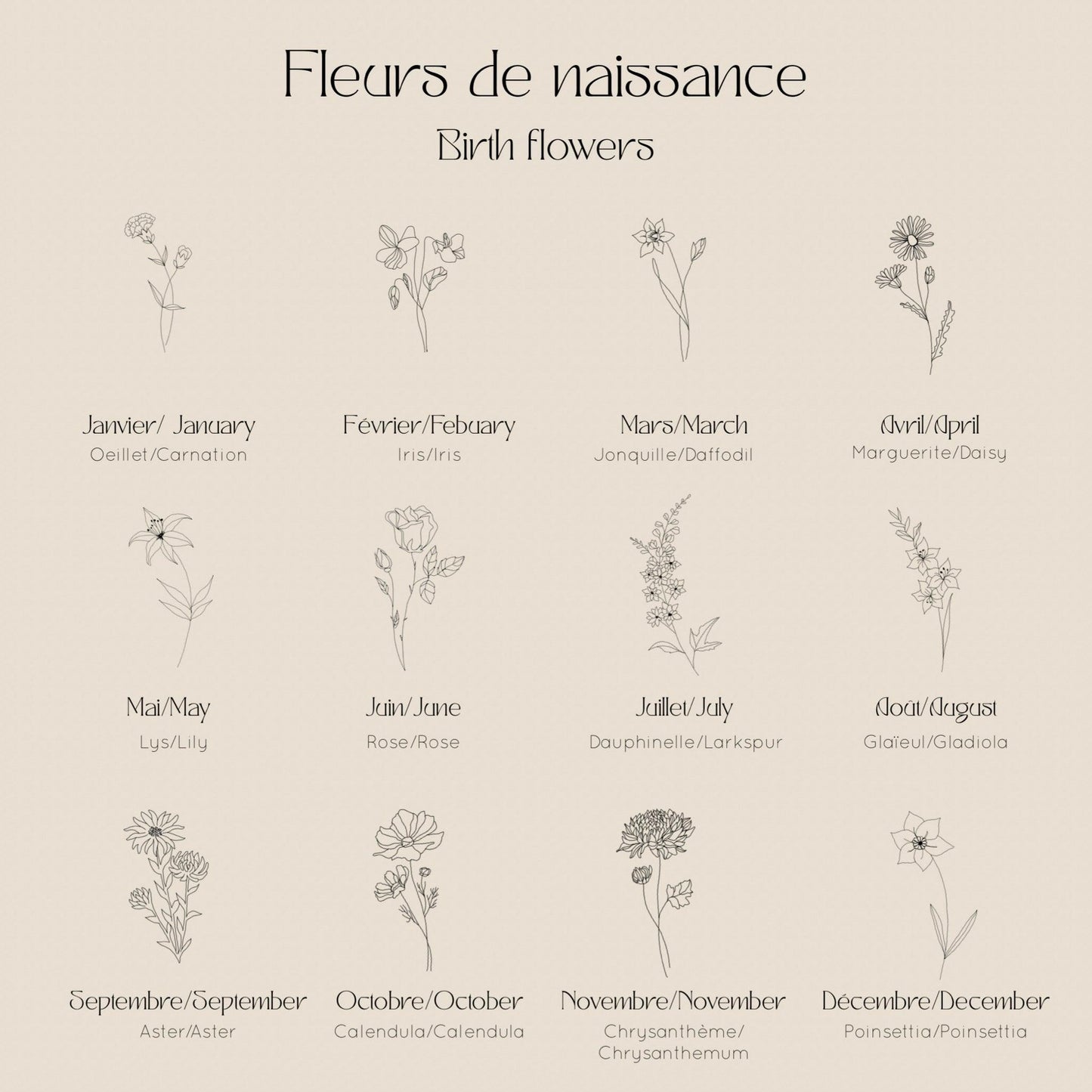 Les Fleurs - Mars