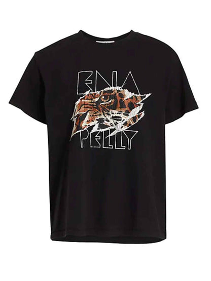 Tiger Eye Graphic Oversized Tee