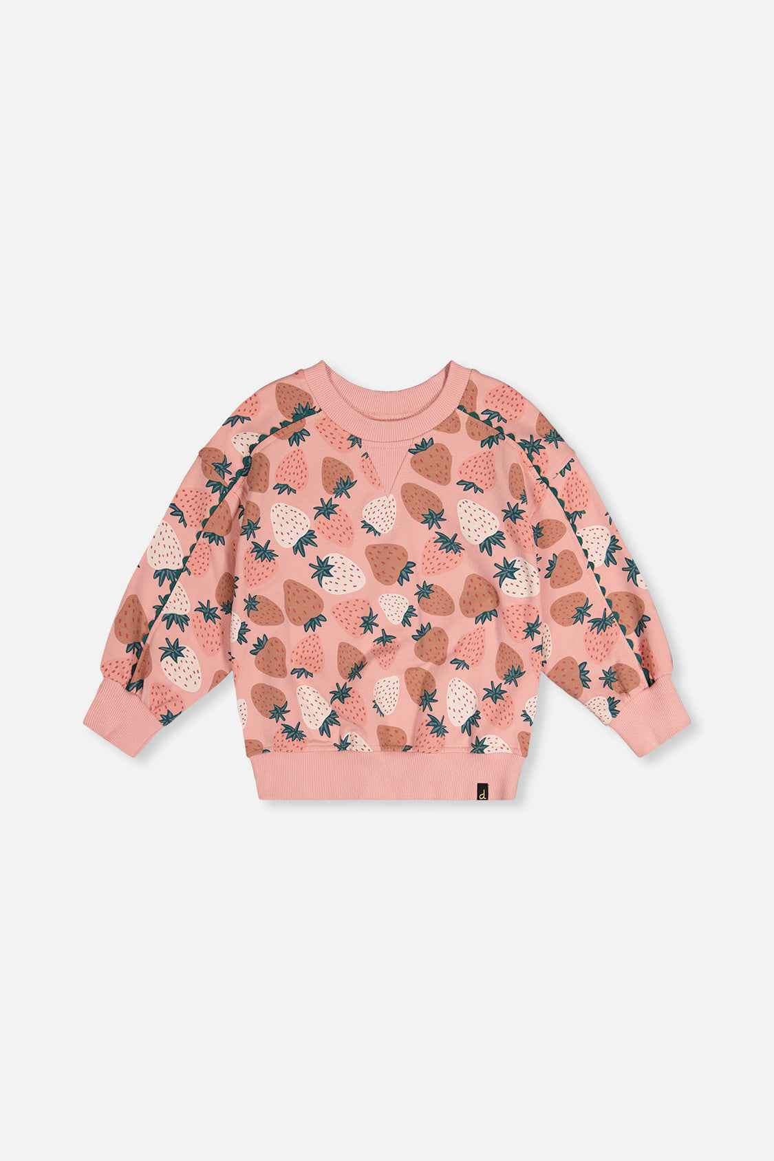 Sweatshirt Pink Strawberry Print