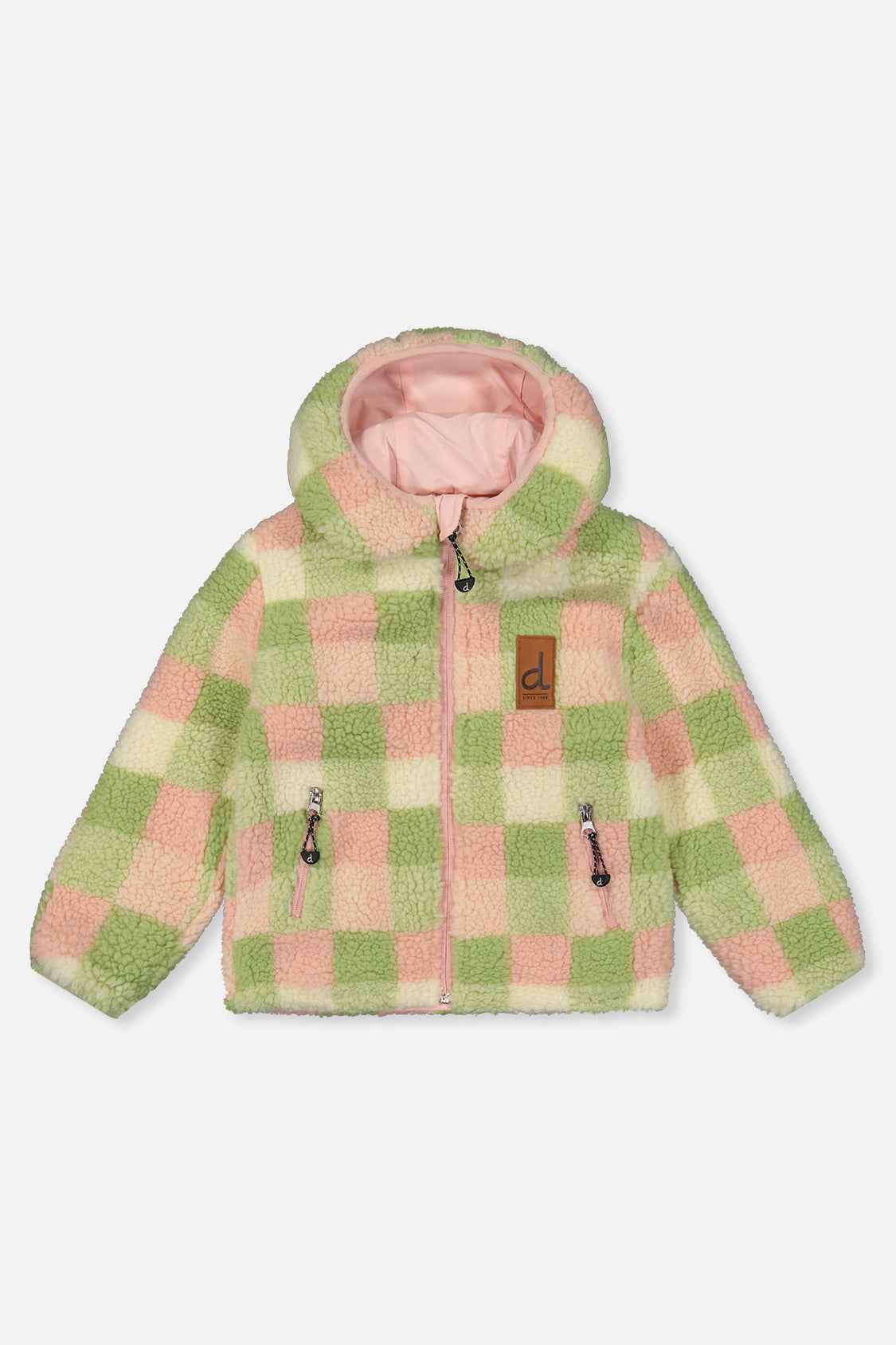 Baby Reversible Mid-Season Jacket Pale Dusty Pink