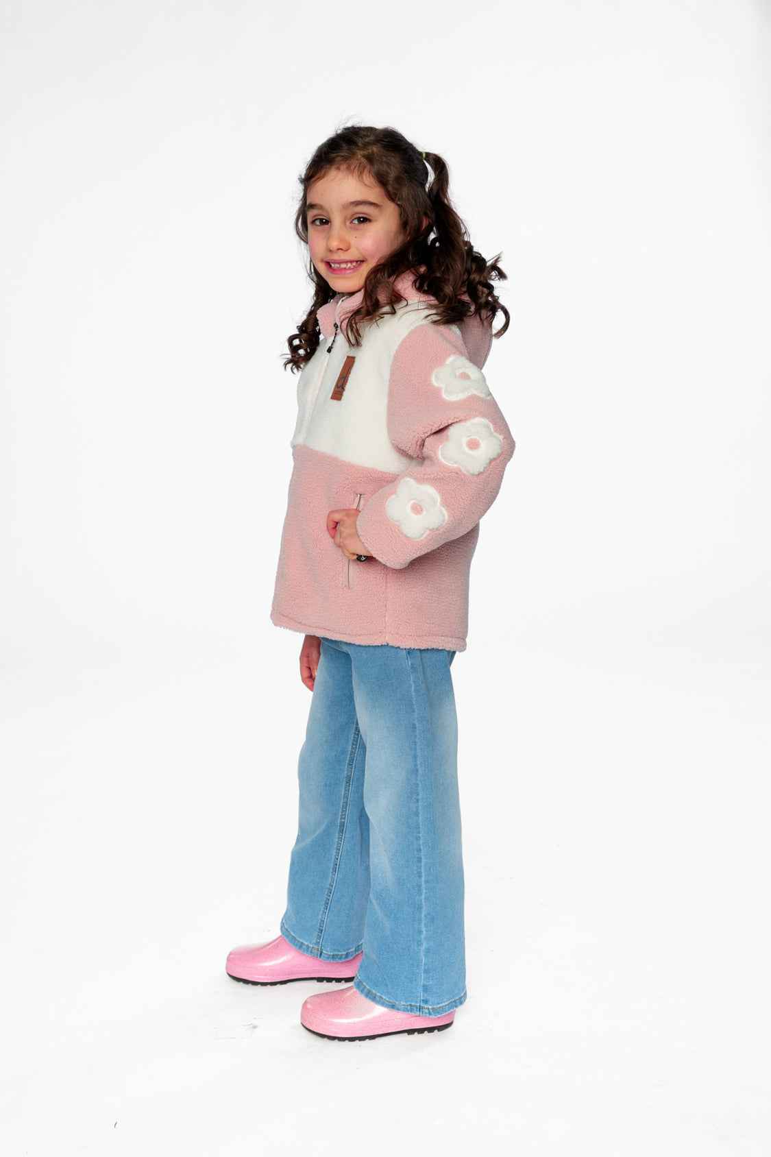 Reversible Mid-Season Jacket Pale Pink