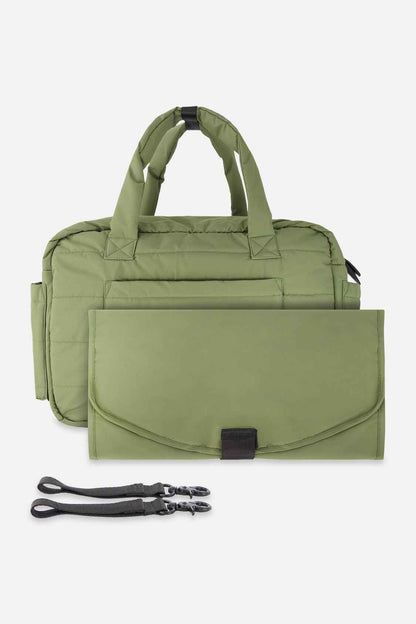Diaper Bag With Changing Mat Olive Green