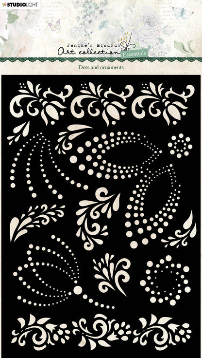 JMA Mask Dots And Ornaments Essentials 148x210x1mm 1 PC nr.75
