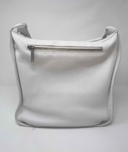 sac à main souple en bandoulière, blanc | Julie