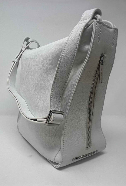 sac à main souple en bandoulière, blanc | Julie