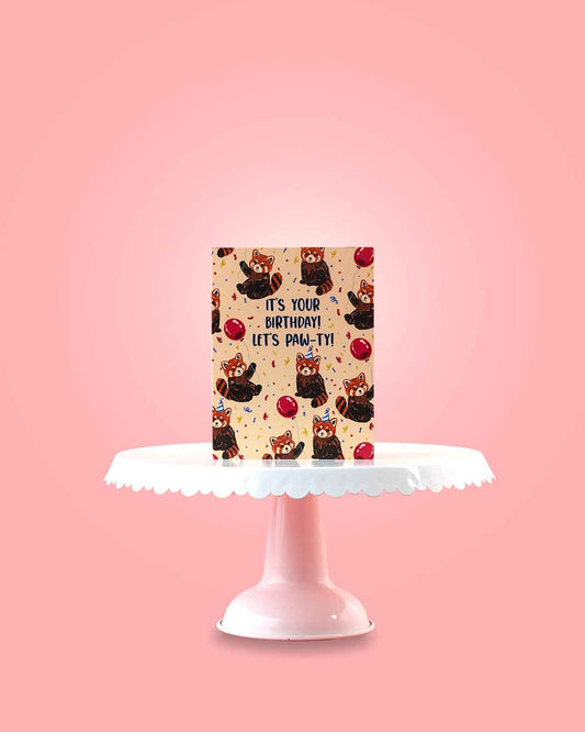 It's Your Birthday! Let's Paw-ty! - Greeting Card