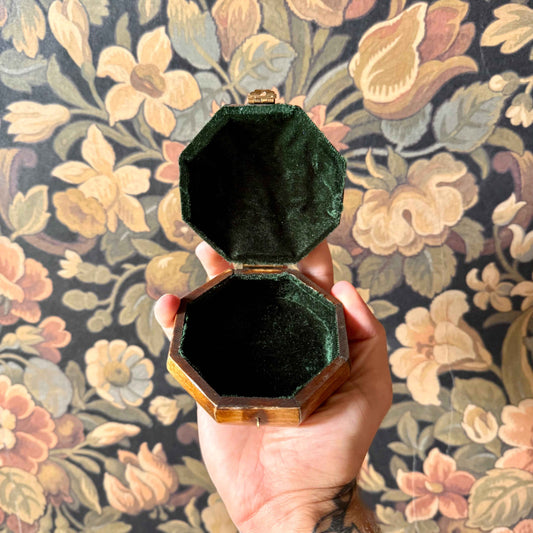 Bone & Velvet Jewelry Box