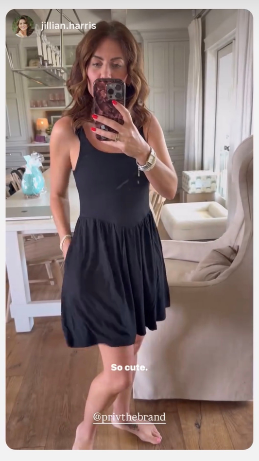 Fay – Classic Fitted Mini Cocktail Dress In Black
