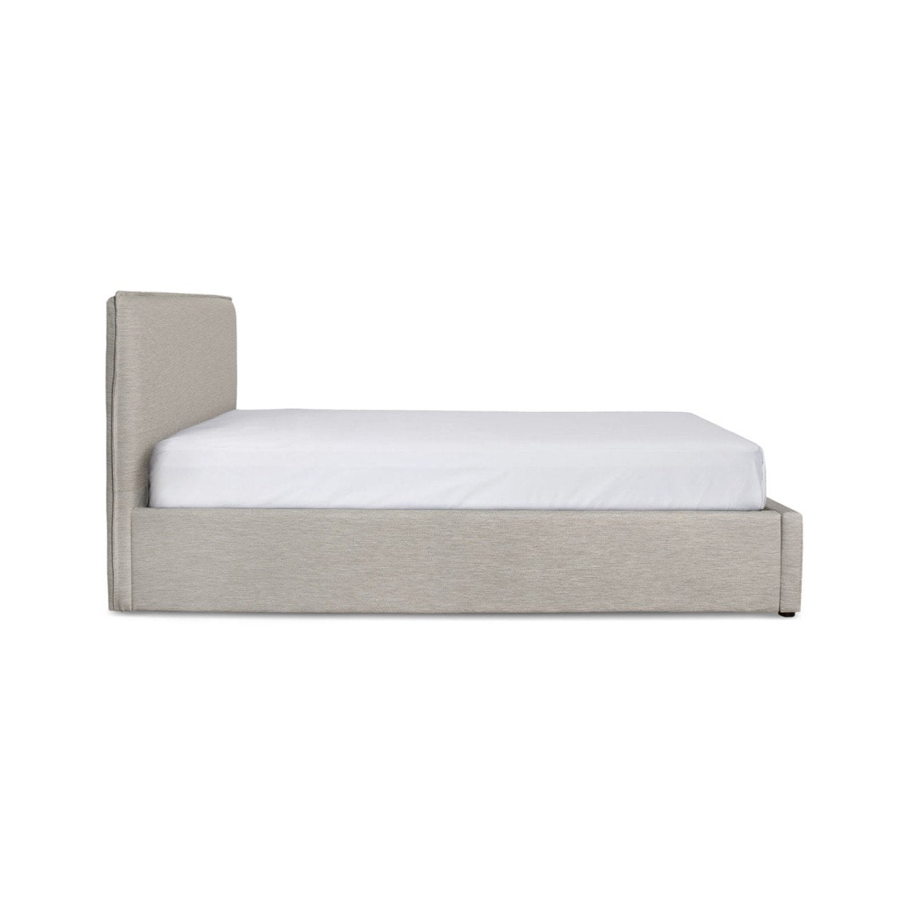 Seine Upholstered Storage Bed - Sand