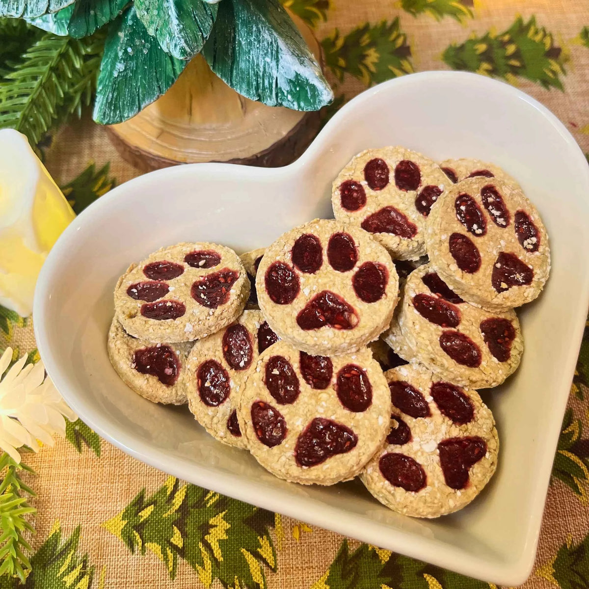 Pawprint Jam Cookies