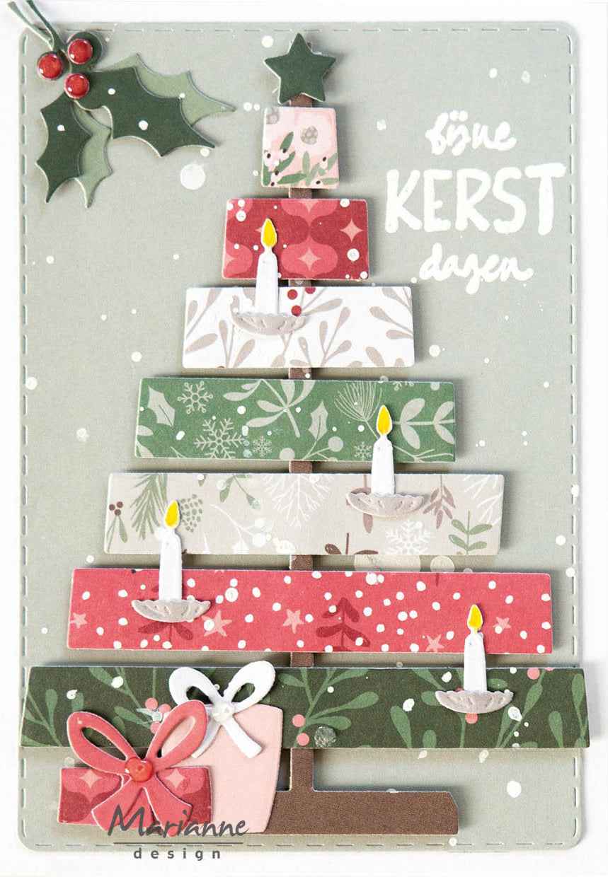 Marianne Design Collectables Die - Wooden Christmas Tree
