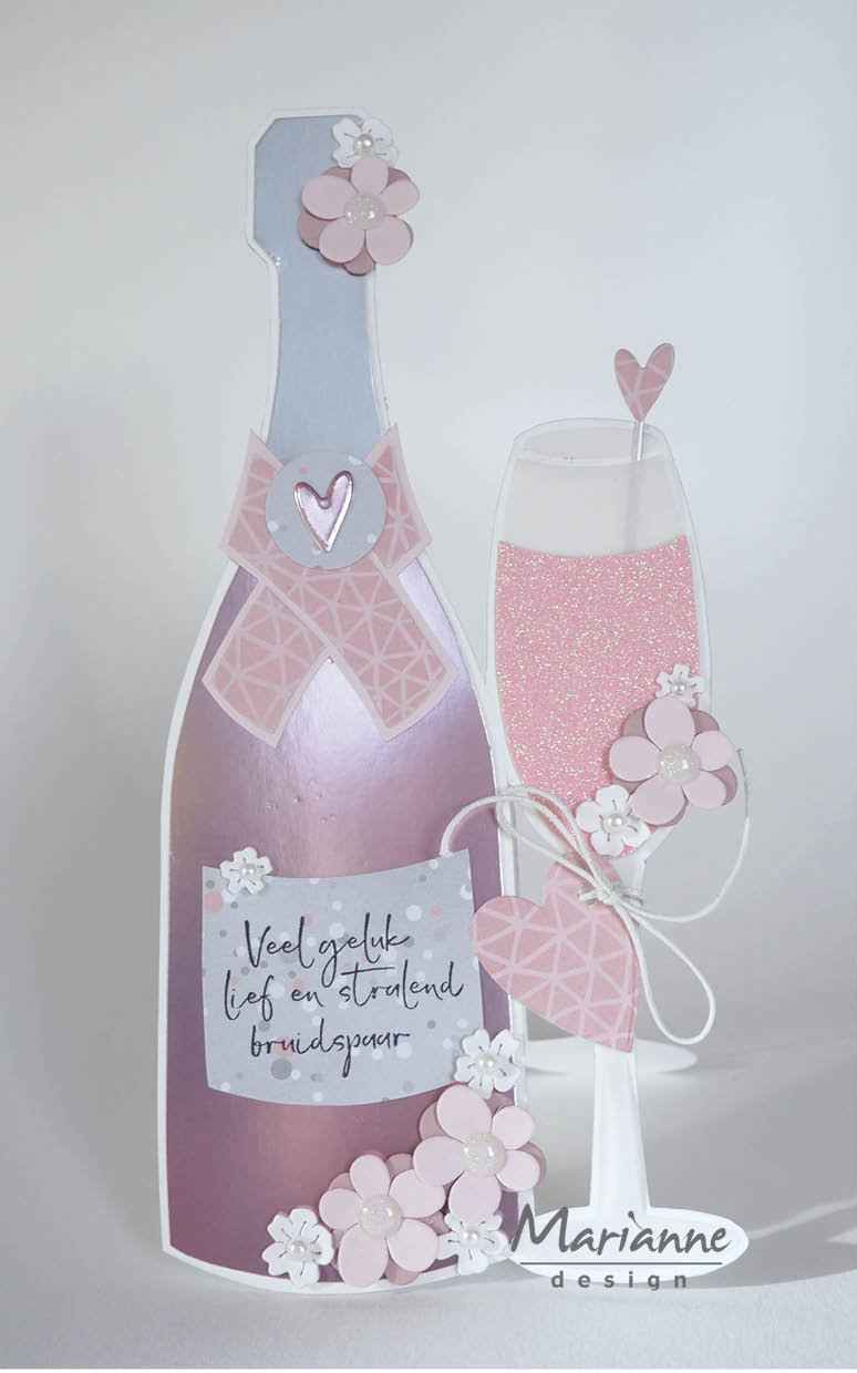 Craft Stencil Champagne by Marleen