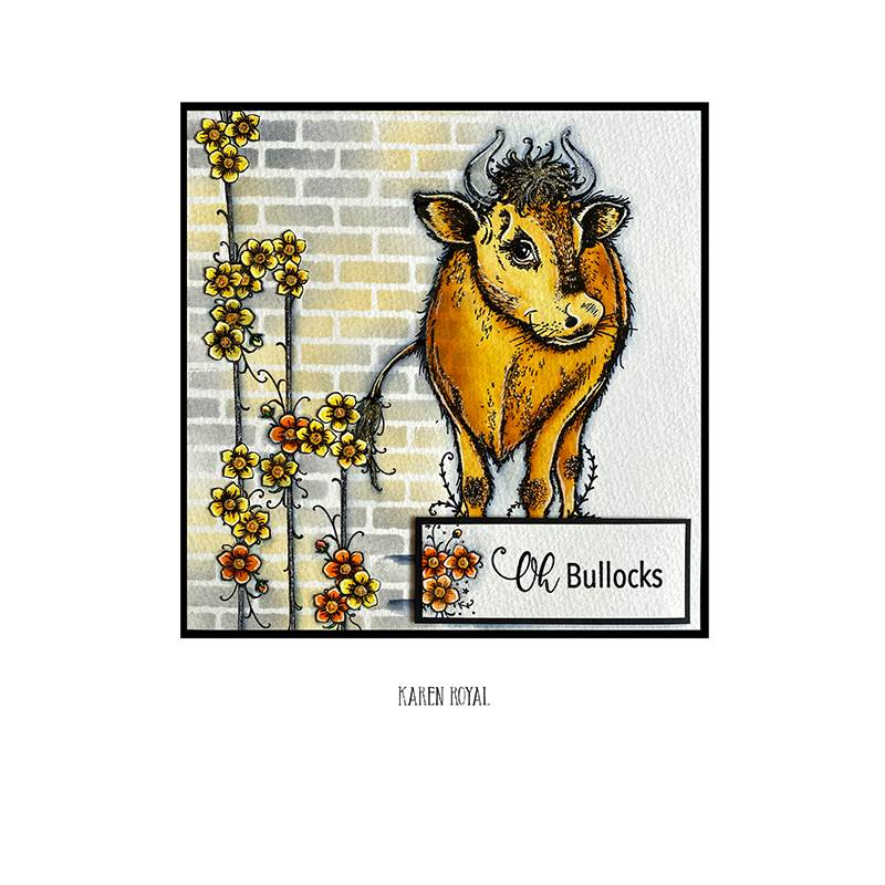 Buttercup A5 Clear Stamp Set