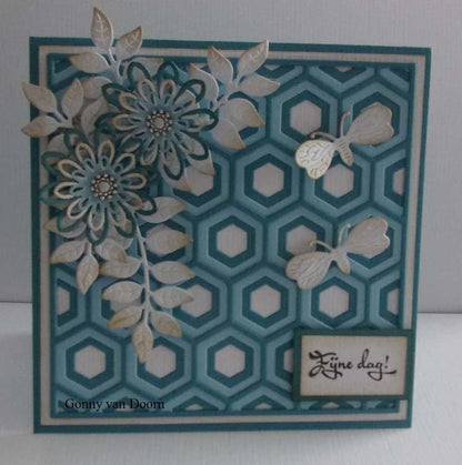 Nellie's Choice Layered Combi Dies Honeycomb Layer B