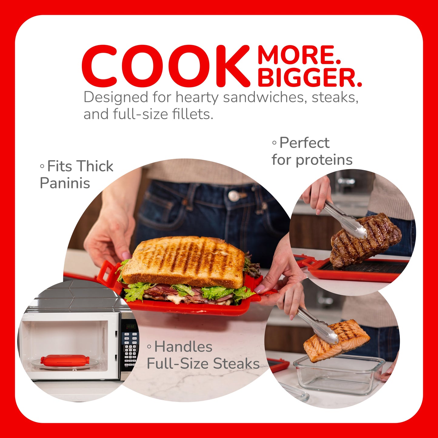 Micro Grill Max™ - Large Microwave Grill & Sandwich Maker