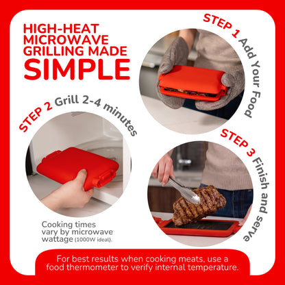 Micro Grill Max™ - Large Microwave Grill & Sandwich Maker