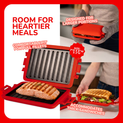 Micro Grill Max™ - Large Microwave Grill & Sandwich Maker