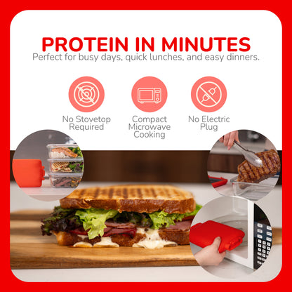 Micro Grill Max™ - Large Microwave Grill & Sandwich Maker