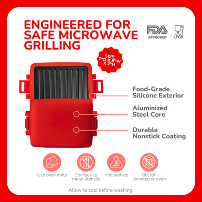 Micro Grill Max™ - Large Microwave Grill & Sandwich Maker