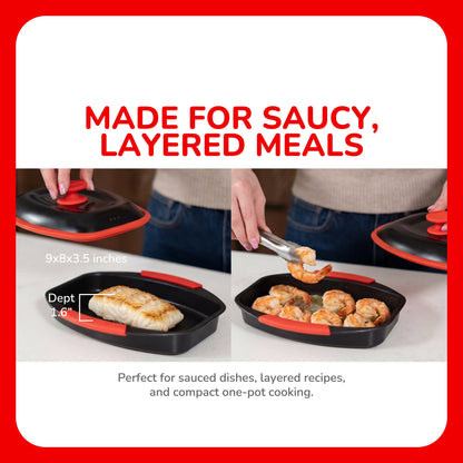 Micro Grill Chef Pot™  - Microwave Cooking Pot