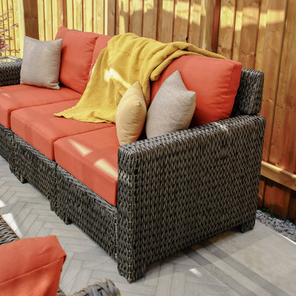 Laguna Point 4-Piece Wicker Outdoor Conversational Set - AURABAGS SHOP