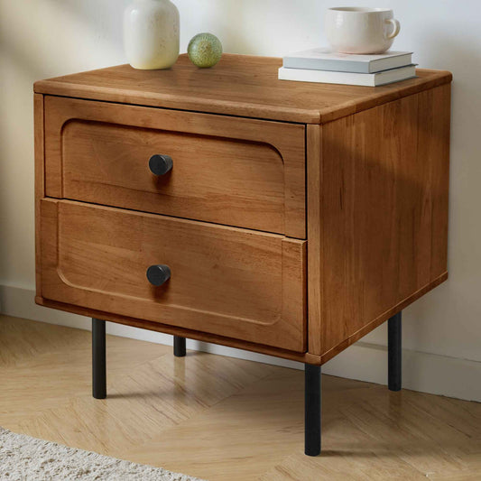 Savana 2 - Drawer Solid Wood Nightstand