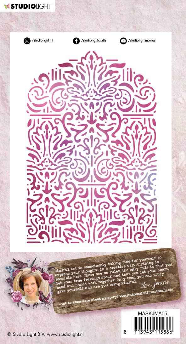 Mask Stencil (1) A6 Jenine's Mindful Art 3.0 nr.05