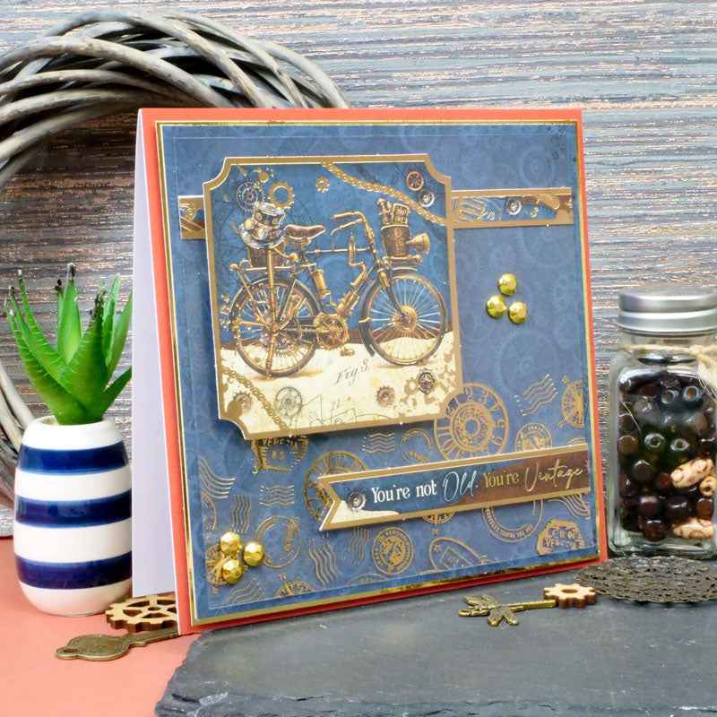 Clockwork Curiosities Luxury Foiled Cardstock