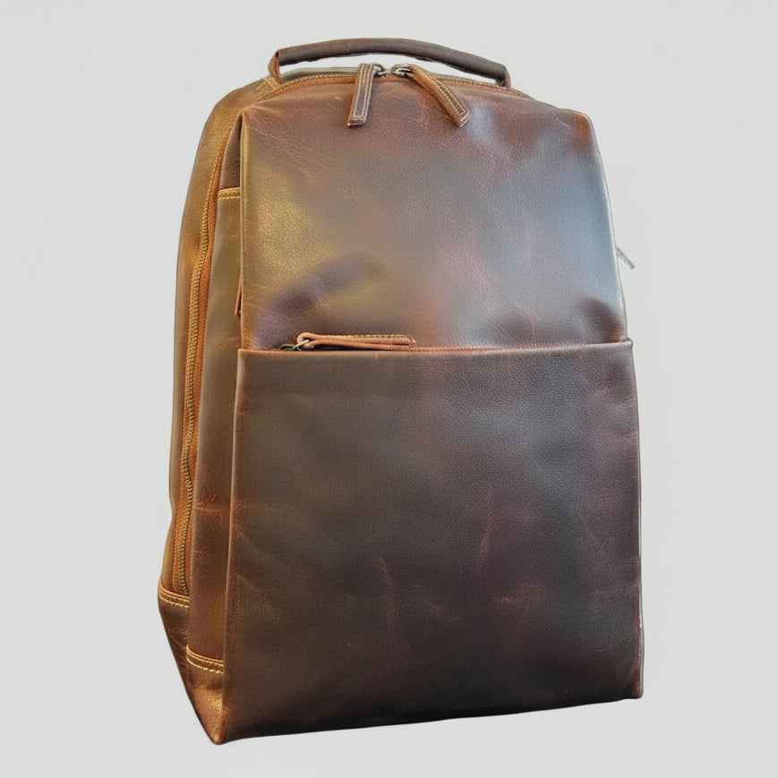 MET Two Adjustable Strap Leather Sundaland Backpack
