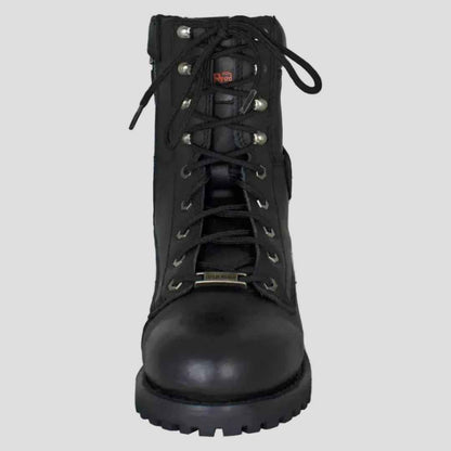 Open Road Men's 8" Quilted Motorcycle Boots
