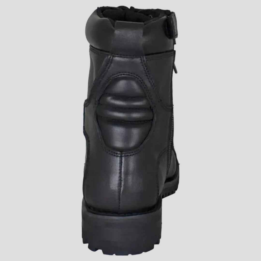 Open Road Men's 8" Quilted Motorcycle Boots