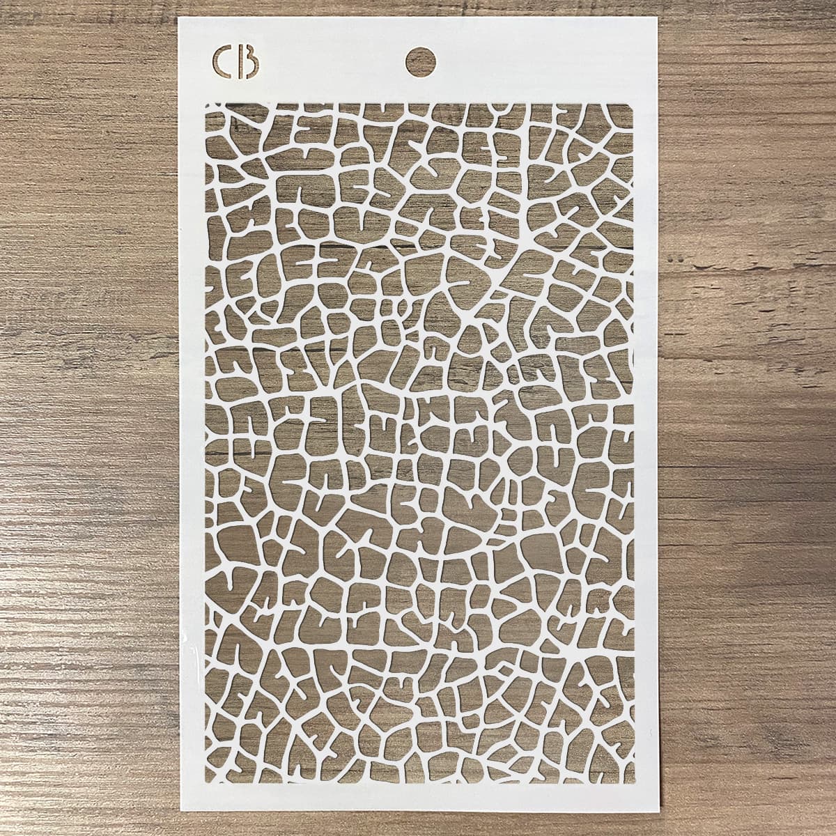 Ciao Bella Texture Stencil 5x8 Leaf Venation