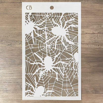 Ciao Bella Texture Stencil 5"x8" Spiders