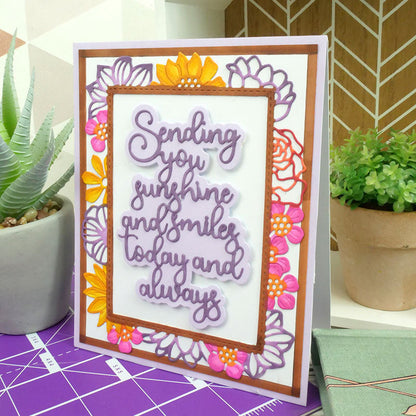 Moonstone Dies - Beautiful Blooms Frame