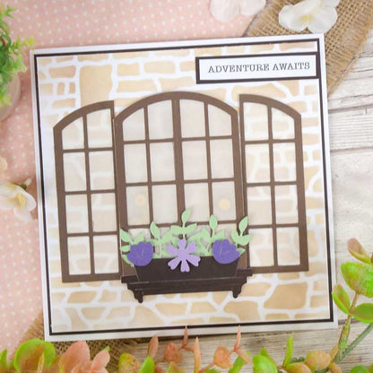 Moonstone Dies - Wonderful Window & Flowers