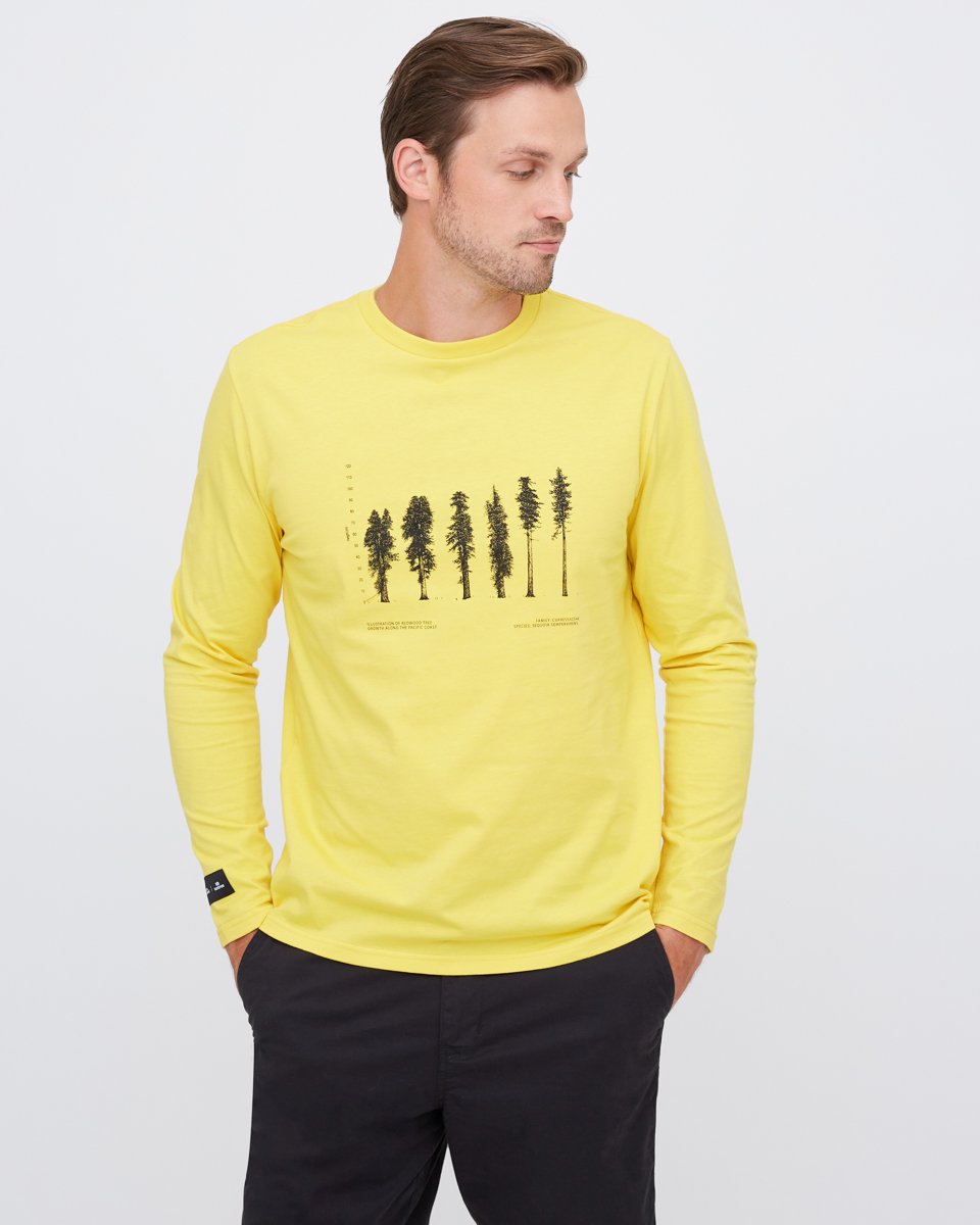 ナショナル ジオグラフィック レッドウッド ユニセックス 長袖Tシャツ