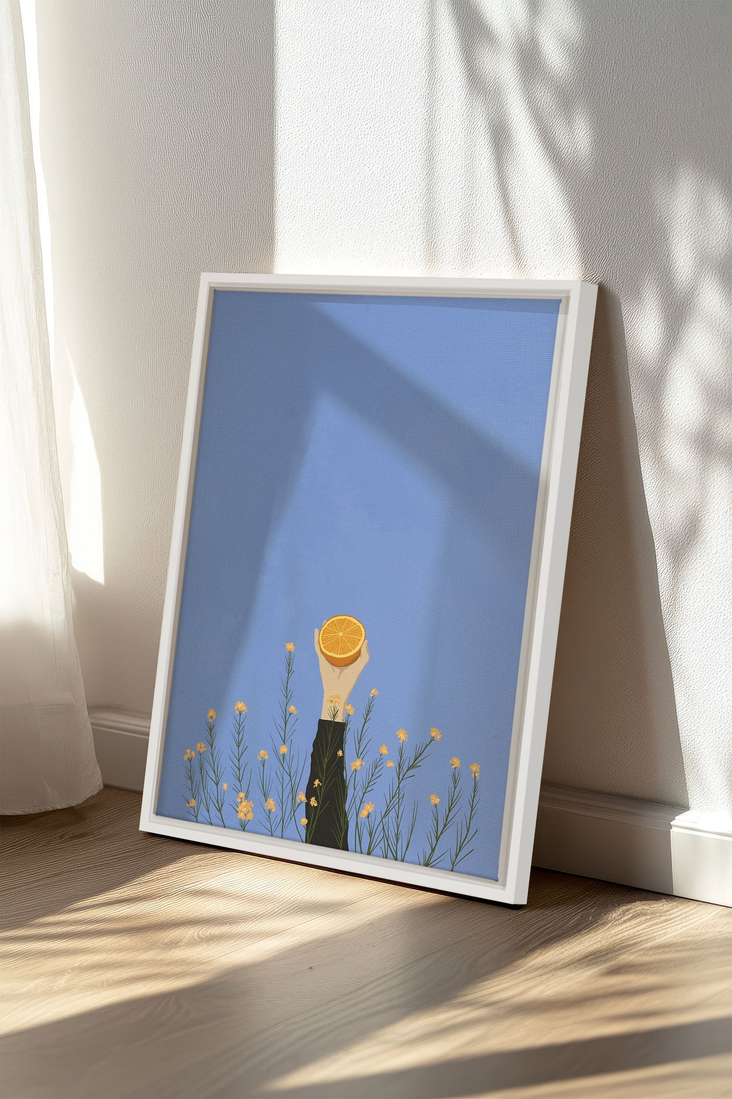 FLORAISON D'AGRUMES, Oeuvre sur toile étirée