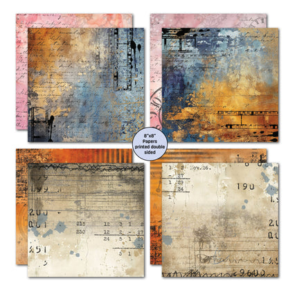 3Quarter Designs Oh Texture 8x8 Paper Pack