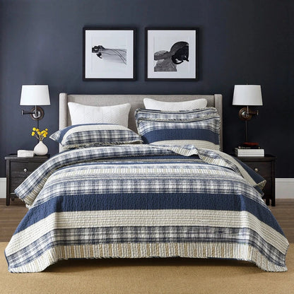 Ophelia 3 Pc Light Weight Quilted Comforter Set - Multiple Options