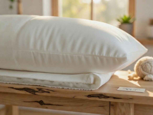 Organic Latex and Wool Deluxe Pillow