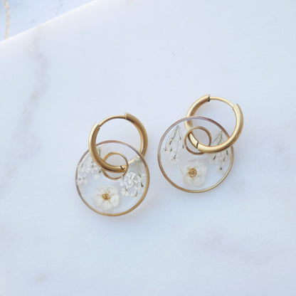 Boucles d'oreilles Dona - Spirées