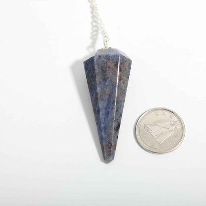 Sodalite Pendulum 6 Facet & Bead - 3 Pack
