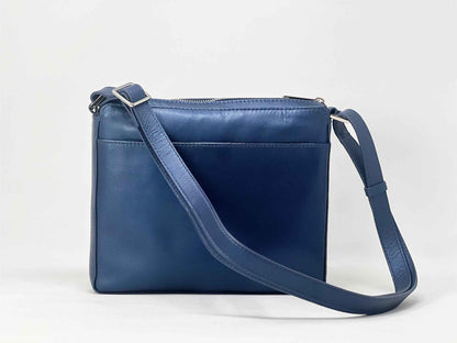 Sac à bandoulière "Crossbody" bleu | Gisèle petit
